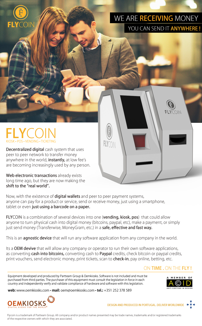 Flycoin - kiosk, vending, pos