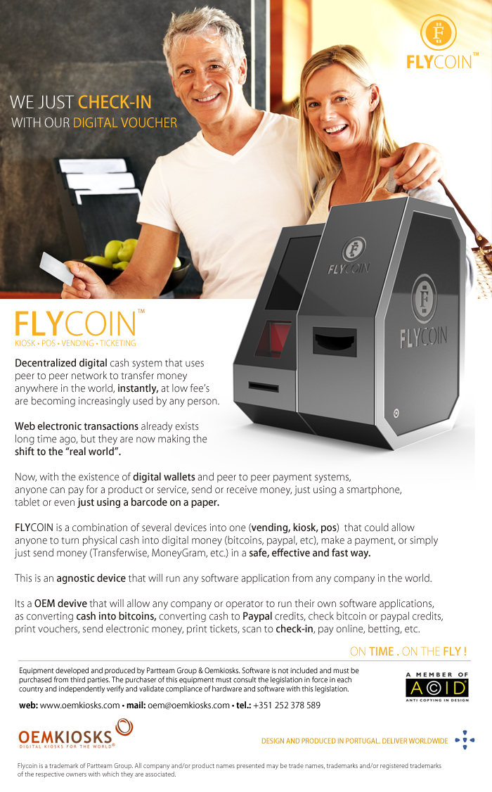 Flycoin - kiosk, vending, pos